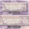 Enchanted Wonderland Theme Mechanical Keyboard - Alice's Adventure Edition (68/100 Keys)